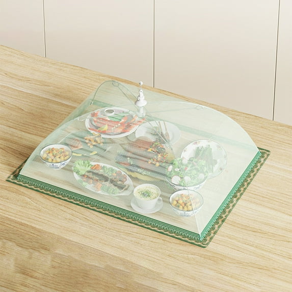 HongHeng Mesh Food Cover Tent Umbrella for Outdoor Screen Tent Party Picnic BBQ Reusable and Foldable Food Tent Foldable Table Cover