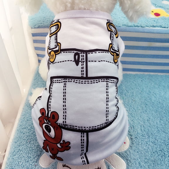 HongHeng Mesh Shirts for Small s: Stretchy Clothes with Cute Patterns, Fit for 2-16lb s Pet T-Shirts, Girl & Boy Puppy Clothes for Spring Summer