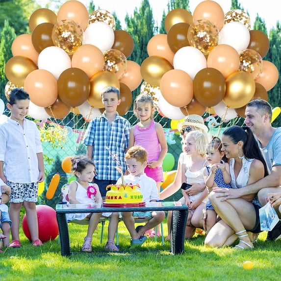 HongHeng Multicolor Balloons Set, 30PCS Birthday Party Balloons Latex Confetti Balloons for Baby Shower, themed Bday Party, Bridal Shower, Wedding, Graduation, Holiday Party Decoration