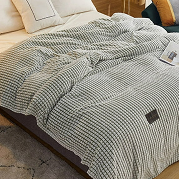 HongHeng Multifunctional Cover Blanket Napping Blanket Flannel Blanket Napping Blanket Breathable Premium Soft Comfortable Machine Washable Blanket for All Season