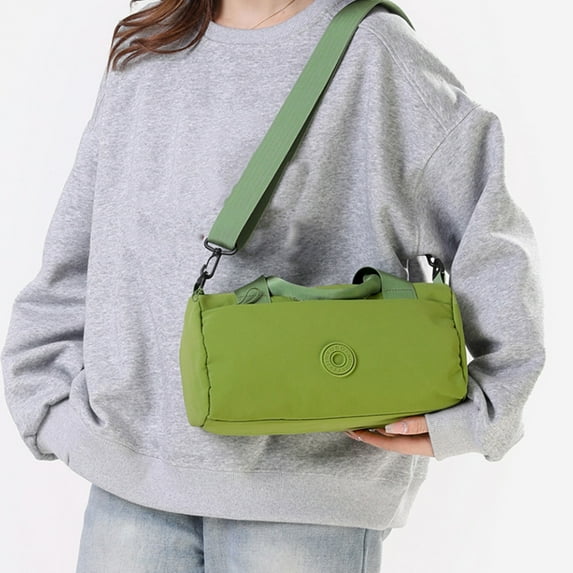 HongHeng Nylon Crossbody Bags for Women Large Lightweight Travel Purse Women's Pocketbooks Multi Pocket Shoulder Bag