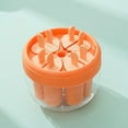 thumbnail image 1 of HongHeng Popsicle Molds, Homemade Easy release ice cream mold, BPA Free Reusable Ice Cream Molds for Party Yogurt Juice Smoothies Sticks (Orange round), 1 of 5