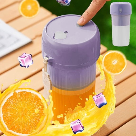 HongHeng Portable Blender on the Go, Portable Blender for Smoothies, Electric Protein Shaker Bottle, Leakproof 340ml Personal Blender Cup USB Rechargeable for Travel Sports Nutrition