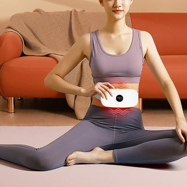 HongHeng Portable Cordless Heating Pad, Heating Pads with 3 Heat Levels and 3 Massage Modes, Heat Pad Fast Heating, Back or Belly for Women and Girl