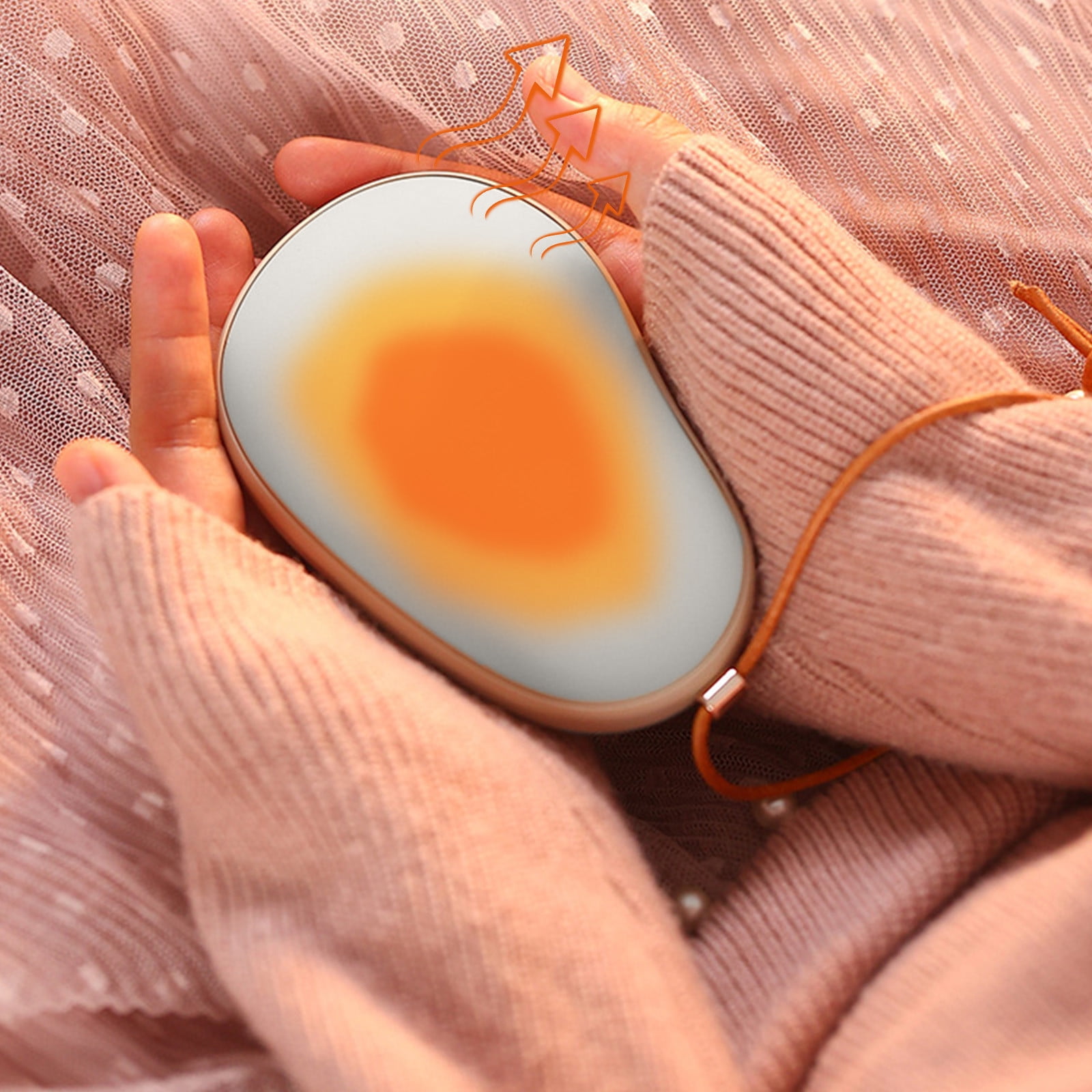 HongHeng Rechargeable Hand Warmer 2 In 1 USB Winter Mini Portable Heated Baby Warmer Hand Warmer Gift Hand Warmer