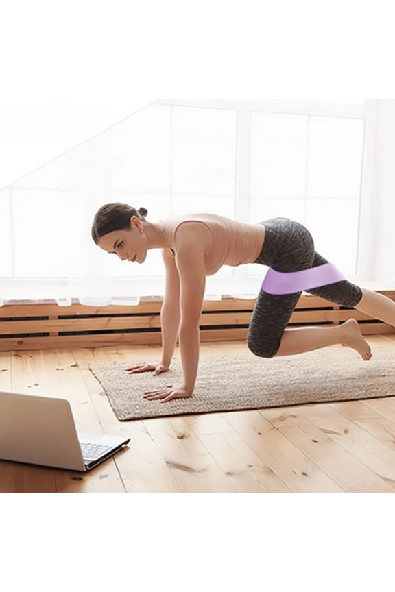 Resistance Bands for Working Out, Elastic Exercice Loop Bands for Physical therapy, Yoga Starter Set of Stretch Bands for Booty Legs, Pilates Flexbands