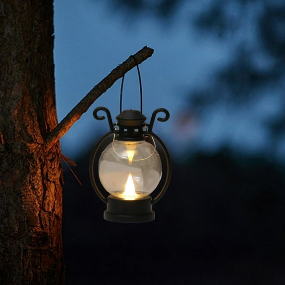 HongHeng Retro Small Oil lamp, Electronic Candle lamp, LED Pony lamp, Creative Decoration, Gift lamp