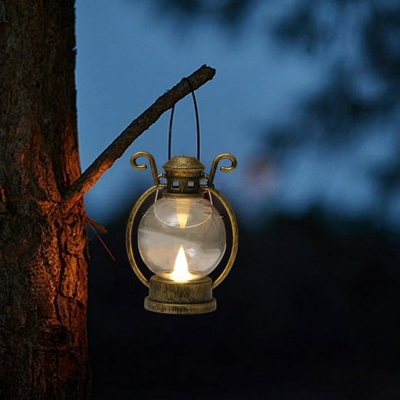 HongHeng Retro Small Oil lamp, Electronic Candle lamp, LED Pony lamp, Creative Decoration, Gift lamp