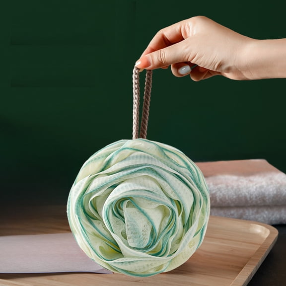 HongHeng Rose Shower Loofah Sponge, Extra Large 1Pc Soft Exfoliating Bath Sponges, Handcrafted Luffa for Home Spa and Relaxation