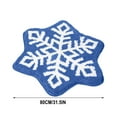 thumbnail image 1 of HongHeng Snowflake Rug Snowflake Bath Mat Winter Christmas Bathroom Decor Welcome Mat Non Slip Christmas Bathroom Rug Washable Bathtub Tub Doormat Xmas Bath, 1 of 5