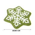 thumbnail image 1 of HongHeng Snowflake Rug Snowflake Bath Mat Winter Christmas Bathroom Decor Welcome Mat Non Slip Christmas Bathroom Rug Washable Bathtub Tub Doormat Xmas Bath, 1 of 5