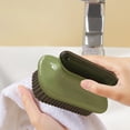 thumbnail image 1 of HongHeng Soft Bristle Cleaning Brush Plastic Laundry Stain Brushes Household Washing Brush Scrub Brushes for Cleaning Laundry Brush for Stains on Clothes Hats Underwear, Comfort Grip, 1 of 6