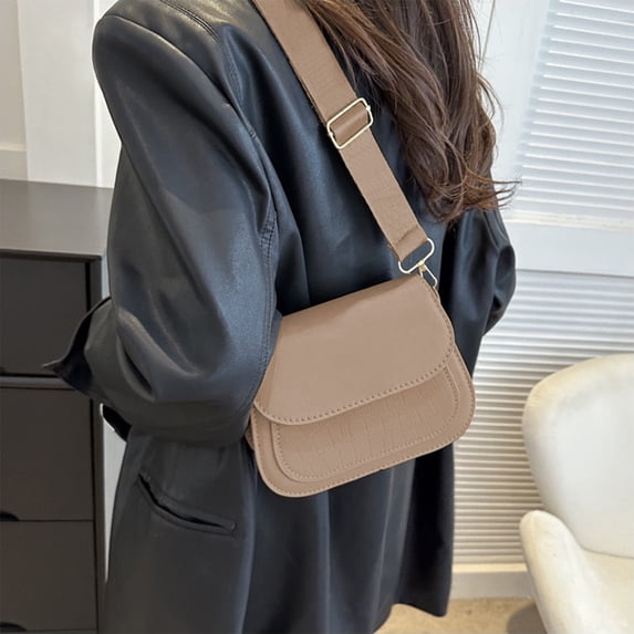 HongHeng Soft Leather Handbags for Women Crossbody Purses Multi Pockets Shoulder Bags Messenger Bag Medium