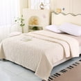 thumbnail image 1 of HongHeng Solid Color Taffeta Blanket Reversible Thickened Blanket office Napping Blanket Gift Blanket Summer Bed Covering Blanket, 1 of 6