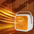 thumbnail image 1 of HongHeng Space Heater, Desk Heater with 500W, Tip-Over & Overheat Protection, Dual Heat Settings, Small Electric Heater for Indoor office Use, 1 of 7