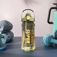 thumbnail image 1 of HongHeng Sports Fitness Cup Water Bottle with Straw Large Portable Travel Bottles Summer Cold Water with Time Scale, 1 of 6