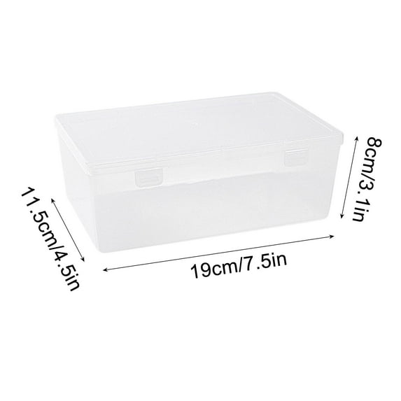 HongHeng Transparent Book Storage Box Sorting and Packaging Book Shelf Storage Box Desktop Children's Picture Book Storage Box