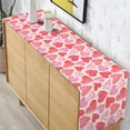thumbnail image 1 of HongHeng Valentine's Day Table Runner Romantic Anniversary Party Decoration Pink Red Love Heart Kitchen Dining Room Home Decor, 1 of 6