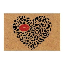 HongHeng Valentine's Day Welcome Doormat - Non Slip Dirt Trapping Home Door Mat - Low Profile Front Doormat - Love Heart Durable Easy Clean Patio Entrance Door Mat - 15 x 23 inches