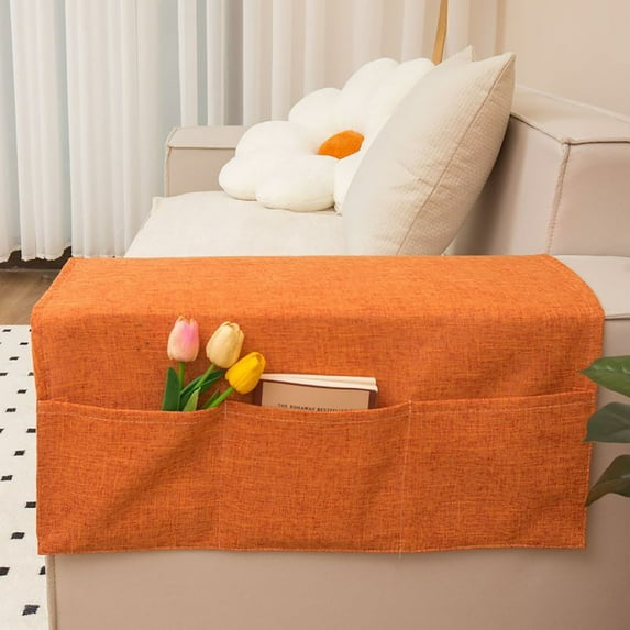 HongHeng Waterproof Armrest Covers for Chairs and Sofas Armrest Covers Couch Arm Covers for Sofa with Side Pocket Anti-Slip Furniture Protector Washable Armrest Slipcovers