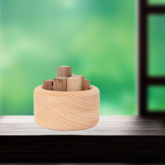 HongHeng Wooden Diffuser for Car Aromatherapy Fragrant Wood Woodpile Essential Oil Diffuser for Home office Decoration