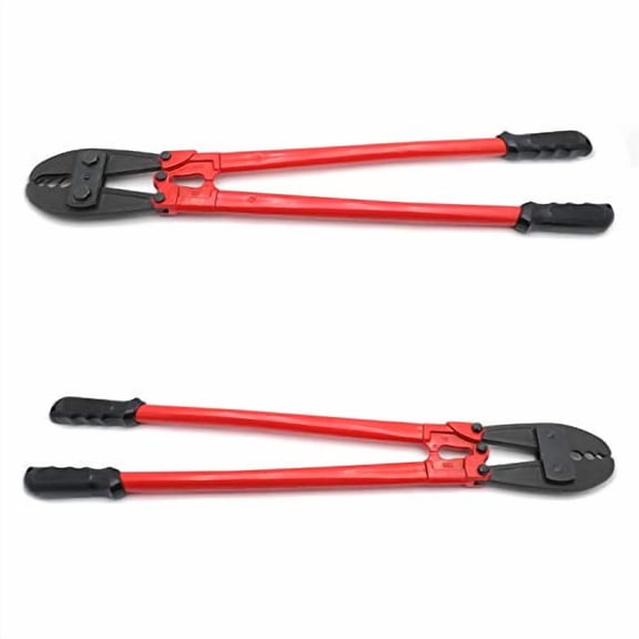 HongK- 30" Hand Swager Swaging Crimping Tool for Wire Rope Cable Swage 5/32" 1/4" 5/16" [P/N: ET-TOOL030-30-RED]