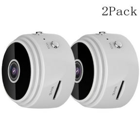 HongKeJi 2 Pack Mini Home Security Camera Wireless, HD 1080P Portable Small Nanny Camera for Home Car Indoor Outdoor Security