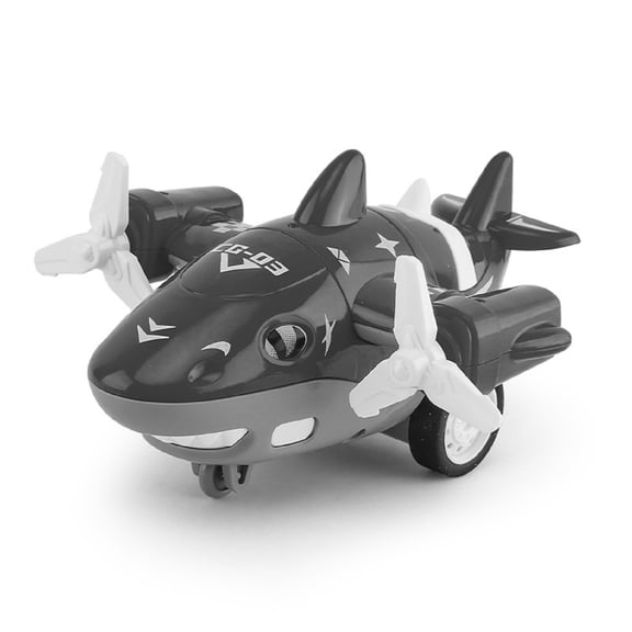HongKeJi Airplane Toy Cars for Toddlers 1 2 3 Year Old, Mini Aircraft Toys Car, Christmas Birthday Gifts for Kids Boys Girls, Gray