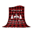 thumbnail image 1 of HongMinWen This is My Christmas Movie Watching Blanket, Super Soft Flannel Fleece Christmas Reindeer Red Buffalo Plaid Throw Blanket, Cozy Fuzzy Plush Bed Blankets for Couch Sofa, 1 of 6