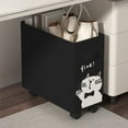 thumbnail image 1 of HongMinWen Laundry Organizer Box - Slim Laundry Hamper, Laundry Clothes Storage Box Space-Saving Laundry Box, Storage Bins with Wheels, Tall Storage Container for Corner Storage, 1 of 6