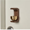 thumbnail image 1 of HongMinWen Magnetic Door Chime Bell, Wooden Shopkeepers Bell for Door Opening - Ding Ding Sound, 1 of 8