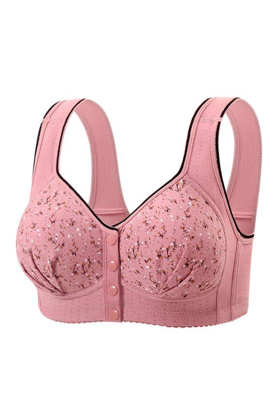 Front Closure Bra Hides Back Fat Full Back Coverage Bra with Shapewear Plus Size Push Up Sports Bra