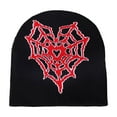 thumbnail image 1 of HongQid Men Women Y2K Beanies Gothic Graphic Knitted Hat Winter Warm Beanies Casual Outdoor Skull Cap, 1 of 4