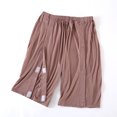 thumbnail image 1 of HongQid Modal Lounge Shorts for Women Elastic Waist Casual Sleepwear Lightweight Cozy Pajama Bottom Brown M, 1 of 3