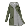 thumbnail image 1 of HongQid Rain Jackets for Women Waterproof Rain Coats with Hood Lightweight Windbreaker Outdoor Womens Raincoats, 1 of 9