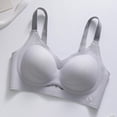 thumbnail image 1 of HongQid Seamless Mastectomy Bra for Women, Pocket Post-Surgery Bra with Support Pads Comfort Lift Daily Bralettes V-Neck, 1 of 3