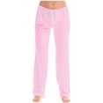 thumbnail image 1 of HongQid Sleep Pajama Pants Lounge Pajama Bottoms For Women, Comfy Casual Stretch Graphic Sleepwear, 1 of 5