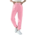 thumbnail image 1 of HongQid Sweatpants Women Baggy Lounge Pants Gym Active High Waisted Comfy Joggers for Women, 1 of 7