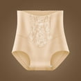 thumbnail image 1 of HongQid Tummy Control Underwear Womens High Waisted Panties Breathable Full Coverage Postpartum Ladies Briefs Beige L, 1 of 4