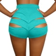 thumbnail image 1 of HongQid Women's Cut Out Yoga Shorts Scrunch Booty Hot Pants High Waist Gym Workout Active Butt Lifting Sports Leggings, 1 of 6