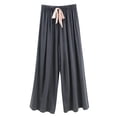 thumbnail image 1 of HongQid Women's Drawstring Pajama Pants Wide Leg Casual Comfy Sleepwear for Lounge and Yoga Modal Cotton Pants, 1 of 6