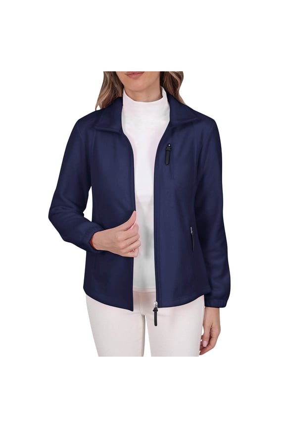 Women's Fleece Jacket with Pockets Ladies Slim Fit Core Soft Shell Jackets