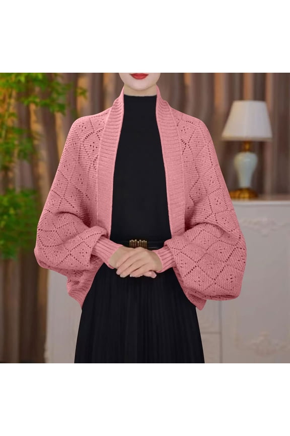 Women's Kimono Batwing Cable Chunky Knitted Slouchy Oversized Wrap Cardigan Fashion Shawl Sweater Open Front Outwear Coat
