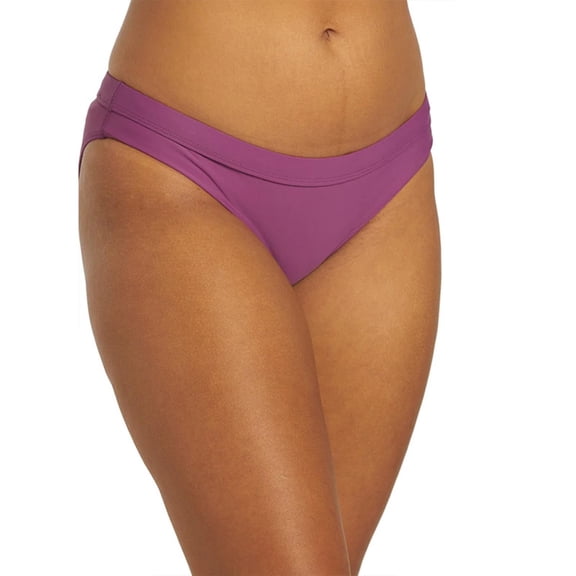 HongQid Women's Mid Waisted Bikini Swimsuit Bottoms Full Coverage Swim Bottoms