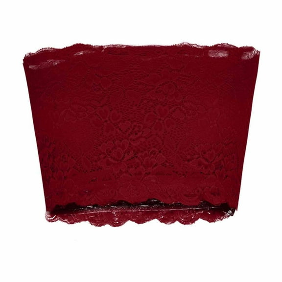 HongQid Women's Tube Top Bandeau Strapless Bras Seamless Stretchy Chest Wrap