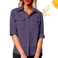 thumbnail image 1 of HongQid Women's UPF 50 Long Sleeve Sun Protection Shirts Fishing Hiking Outdoor, 1 of 8