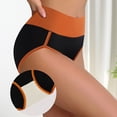 thumbnail image 1 of HongQid Women's Underwear Panties Full Coverage Briefs Ladies Panty Orange 2XL, 1 of 5