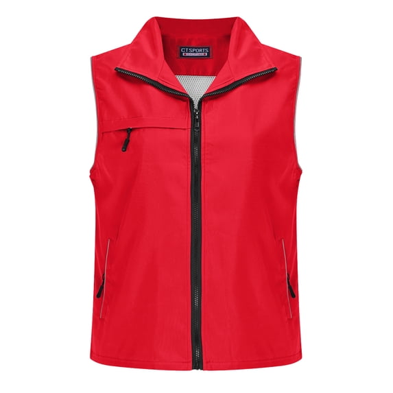 HongQid Women's Vest Lightweight Softshell Windproof Sleeveless Jacket for Hiking Outdoor Travel Golf Tennis Running Cycling