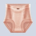 thumbnail image 1 of HongQid Womens High Waisted Seamless Underwear Lace Stretch No Show Tummy Control Panties Hipster Full Coverage Briefs Watermelon Red L, 1 of 3