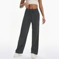 thumbnail image 1 of HongQid Womens Sweatpants Baggy Wide Fleece Lined Straight Leg Pants, 1 of 3